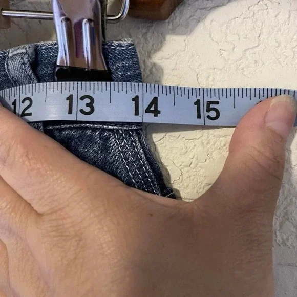 NY Jeans Blue Denim Skirt Maxi‎ skirt With Slit Western Boho Country Street - Picture 4 of 6